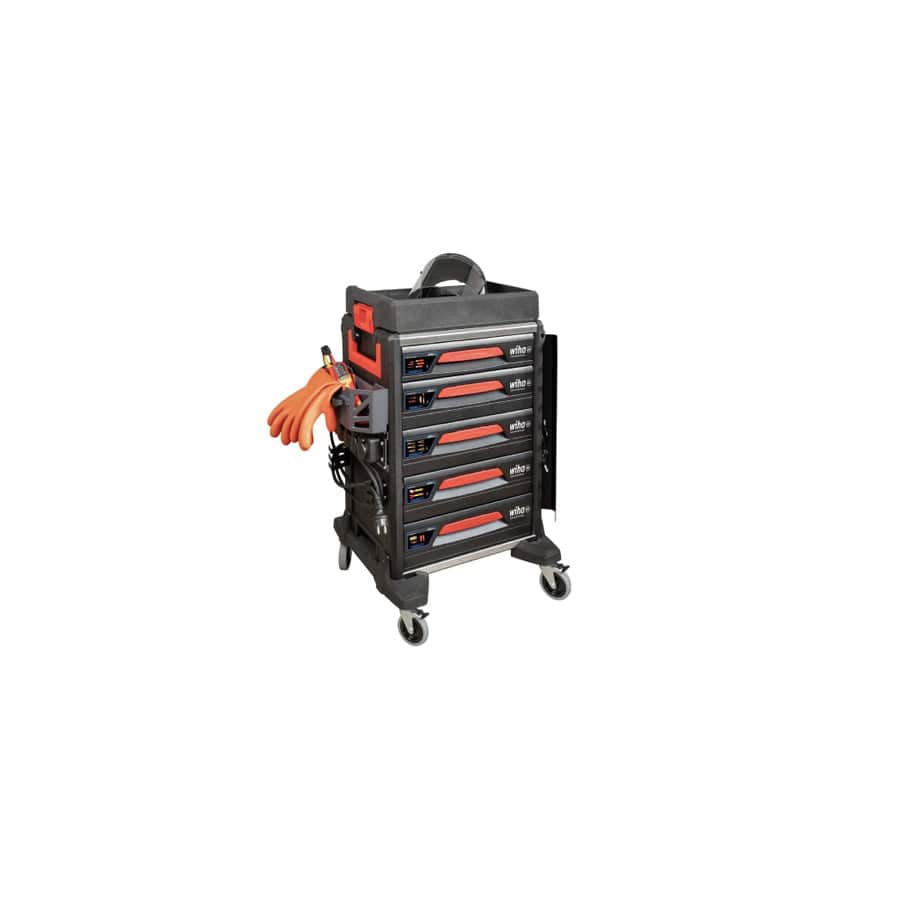 Wiha WHA44423 eMobility Workshop Trolley Set, 113 Piece | Duco Car Parts UK