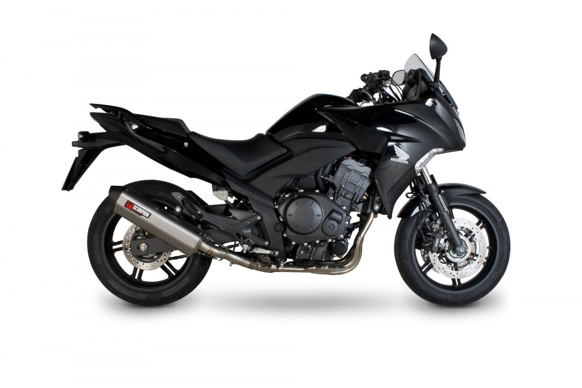 Scorpion RHA106SEO Honda CBF1000 Serket Parallel Slip-On - Brushed Stainless Steel Sleeve | Duco Car Parts UK UK