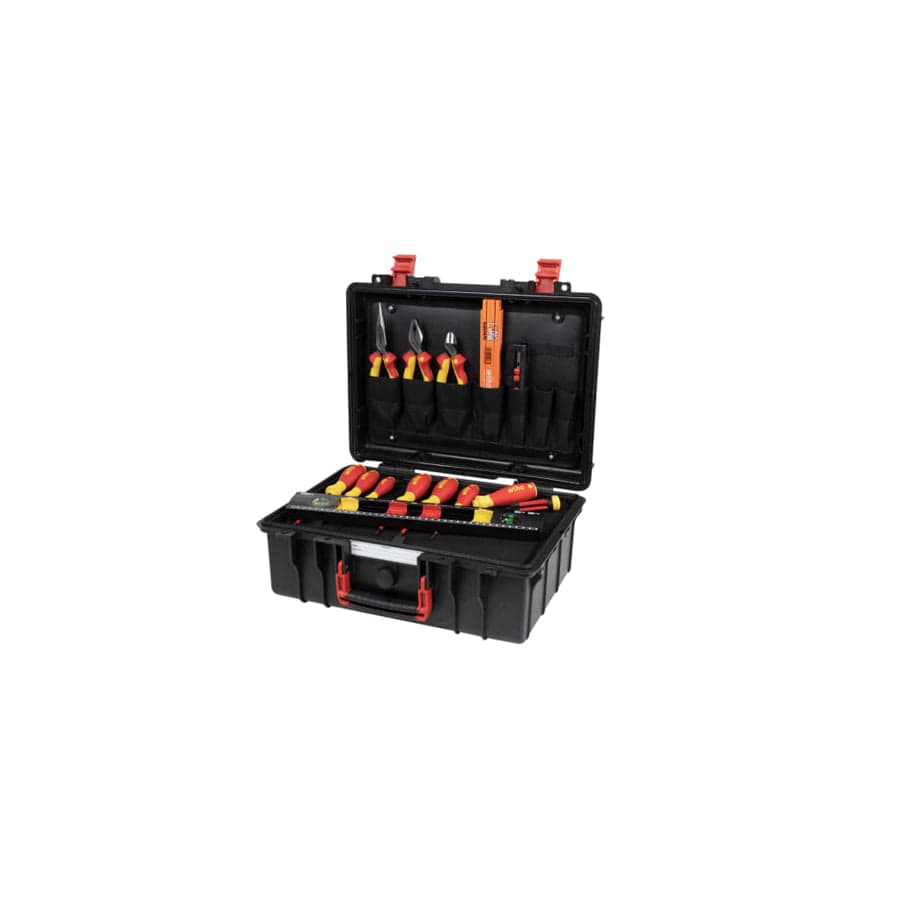 Wiha WHA45530 L electric Basic Tool Set, 18 Piece (inc. Case) | Duco Car Parts UK
