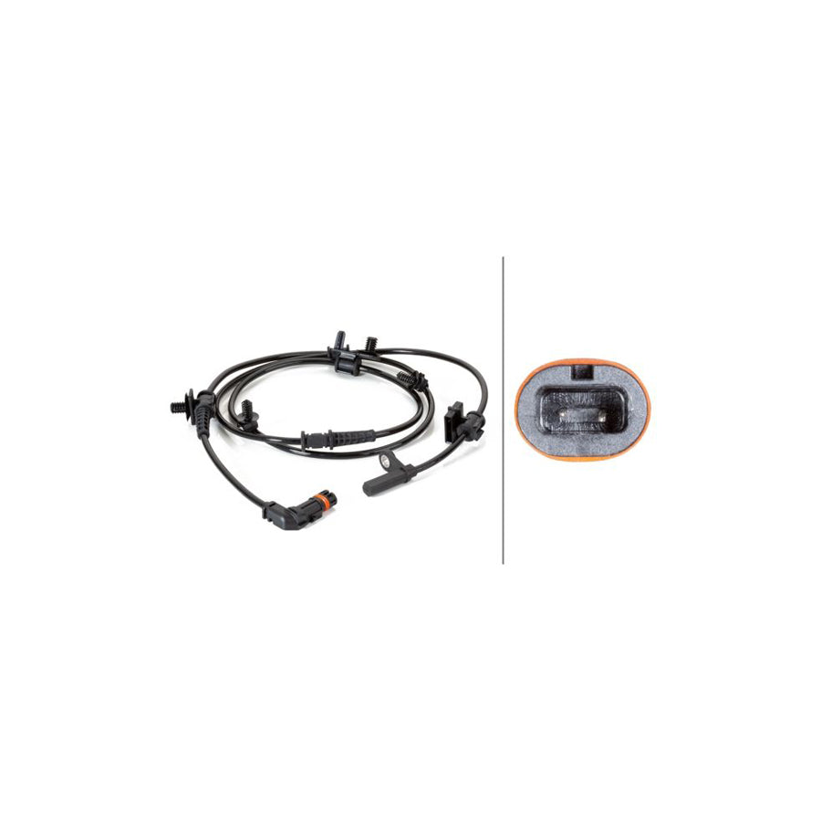 Hella 6PU 230 040-261 Abs Sensor