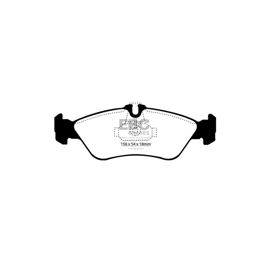 EBC PDKR946 VW LT Ultimax Rear Brake Pad & Plain Disc Kit - ATE Caliper 2 | Duco Car Parts UK Car Parts