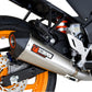 Scorpion RHA151SEO Honda CBR125 R Serket Taper Full System - Brushed Stainless Steel Sleeve | Duco Car Parts UK UK