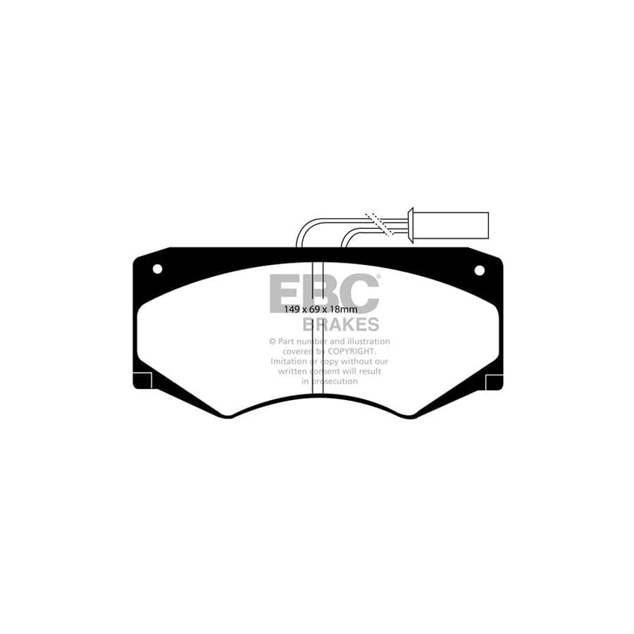 EBC PDKF976 Iveco Daily Ultimax Front Brake Pad & Plain Disc Kit 2 | Duco Car Parts UK Car Parts
