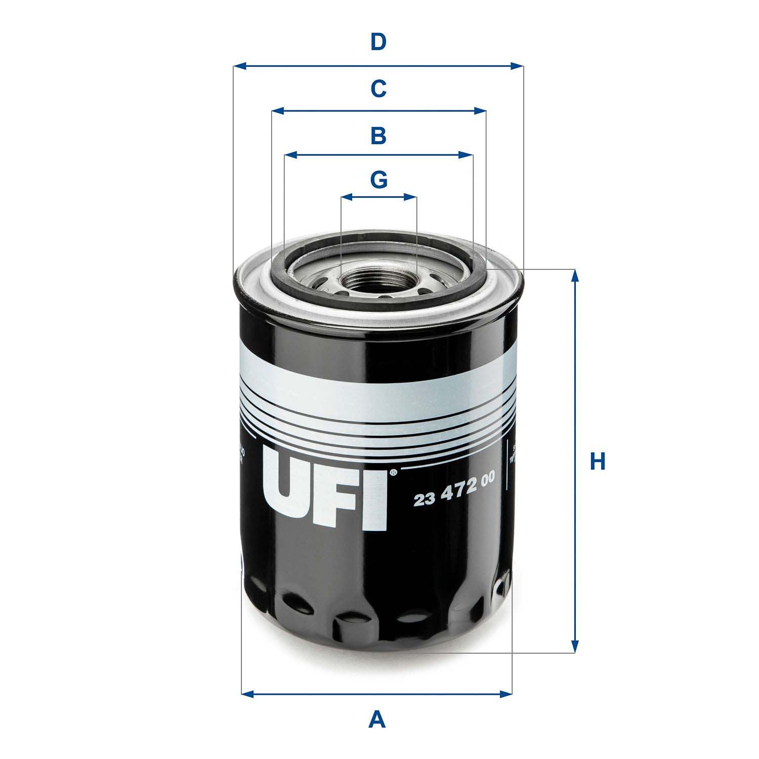 UFI 23.208.00 Oil Filter