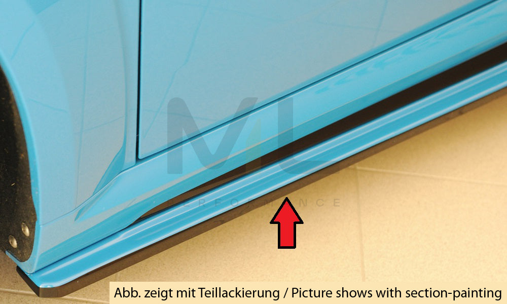 Rieger 00055186 Audi 8J-FV 8S Side Skirt Splitter (TT, TTS & TTRS) 8 | Duco Car Parts UK Car Parts