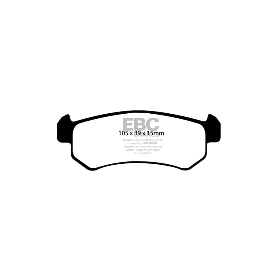 EBC PDKR218 Chevrolet Daewoo Ultimax Rear Brake Pad & Plain Disc Kit (Inc. Lacetti & Nubira) 2 | Duco Car Parts UK Car Parts