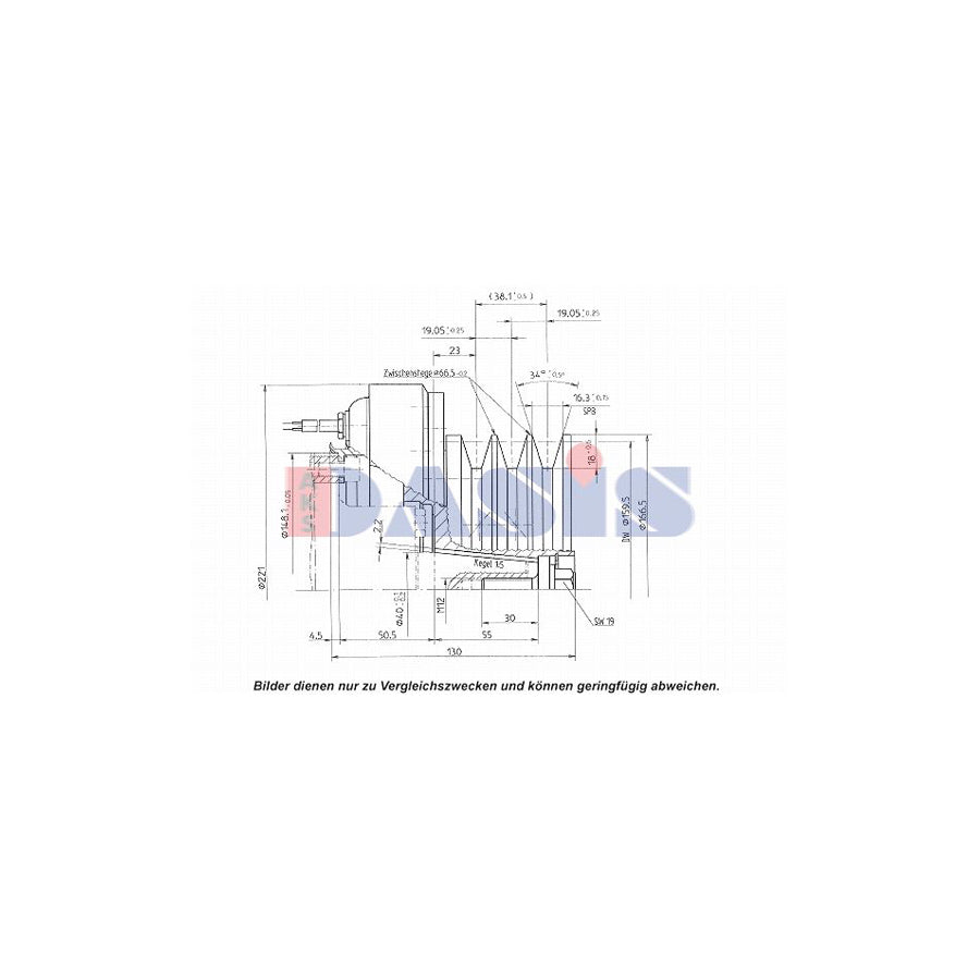 AKS Dasis 851135N Ac Compressor Clutch | Duco Car Parts UK