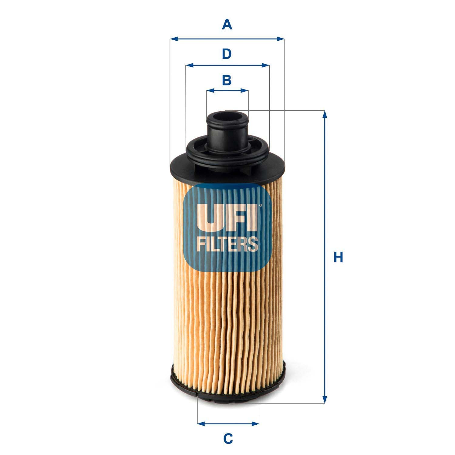 UFI 25.127.00 Oil Filter