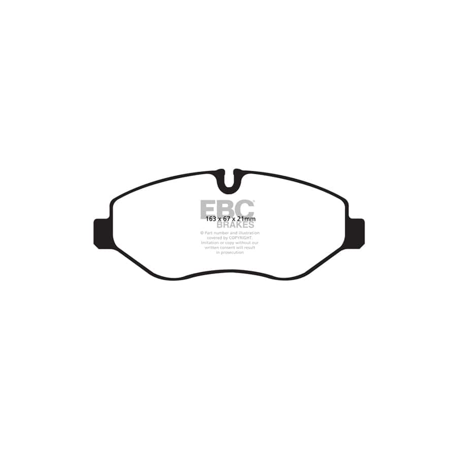 EBC PDKF980 Iveco Daily Ultimax Front Brake Pad & Plain Disc Kit - Brembo Caliper 2 | Duco Car Parts UK Car Parts