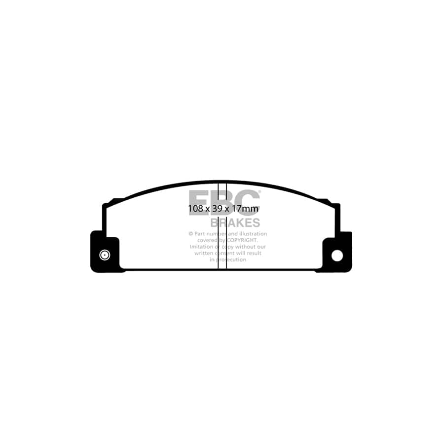 EBC PDKF613 Fiat Seat Ultimax Front Brake Pad & Plain Disc Kit - Bendix Caliper 2 | Duco Car Parts UK Car Parts