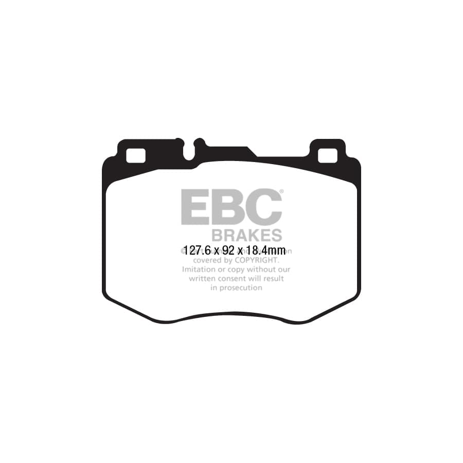 EBC PDKF2463 Mercedes-Benz W/S213 A/C238 Ultimax Front Brake Pad & Plain Disc Kit - TRW Caliper 2 | Duco Car Parts UK Car Parts