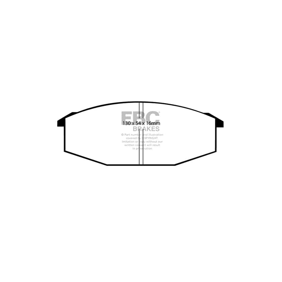 EBC PDKF1447 Datsun Nissan 280ZX Ultimax Front Brake Pad & Plain Disc Kit 2 | Duco Car Parts UK Car Parts