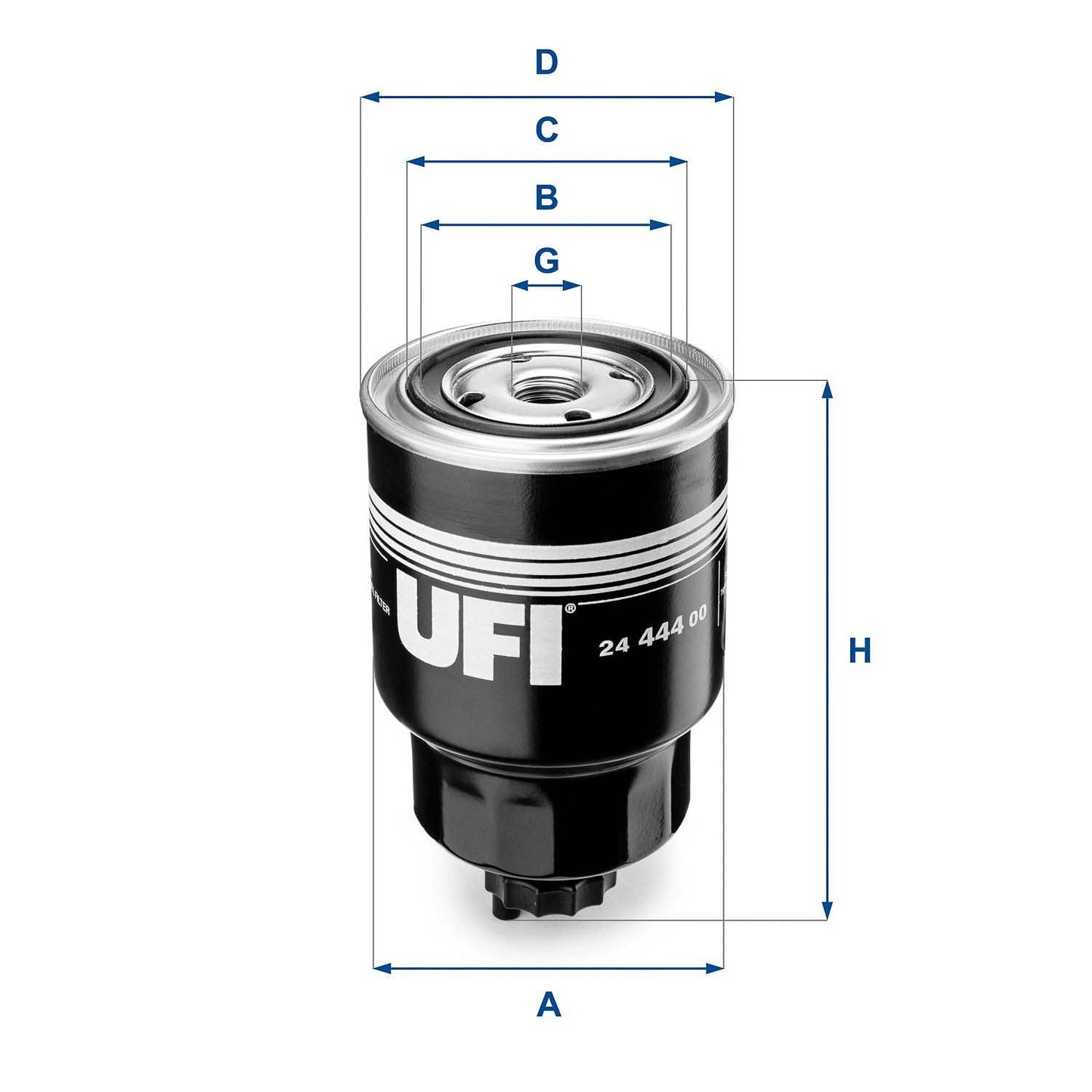 UFI 24.444.00 Fuel Filter