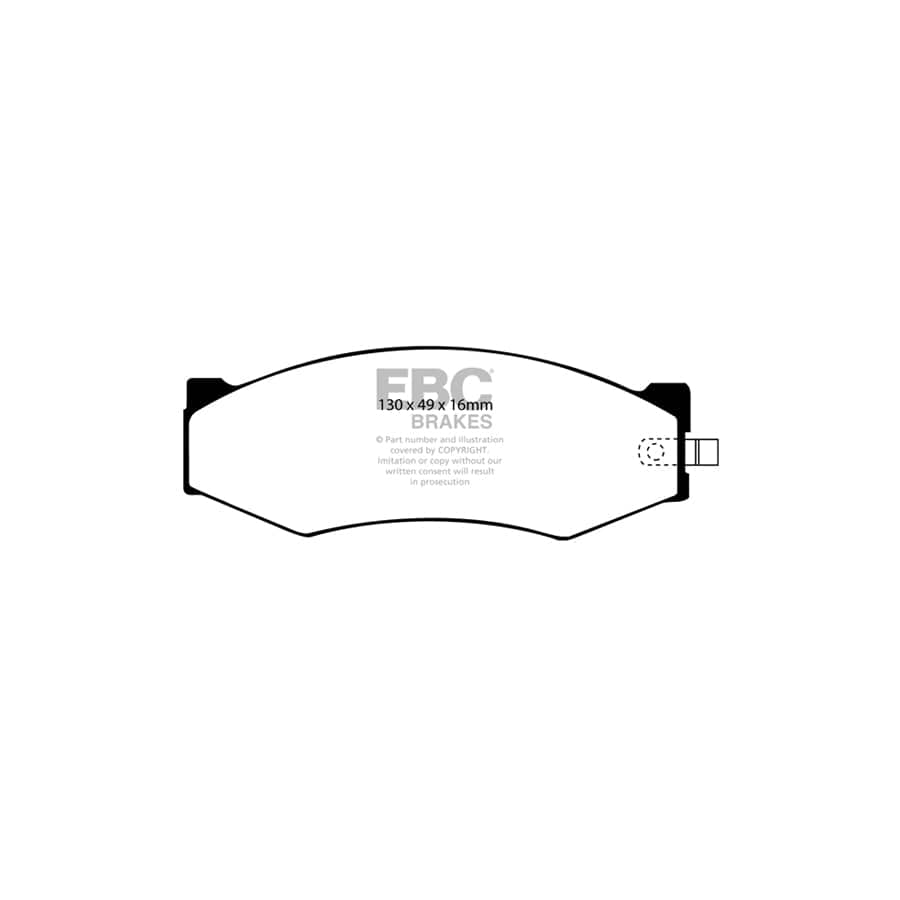 EBC PDKF1448 Nissan 300ZX Ultimax Front Brake Pad & Plain Disc Kit - Sumitomo Caliper 2 | Duco Car Parts UK Car Parts