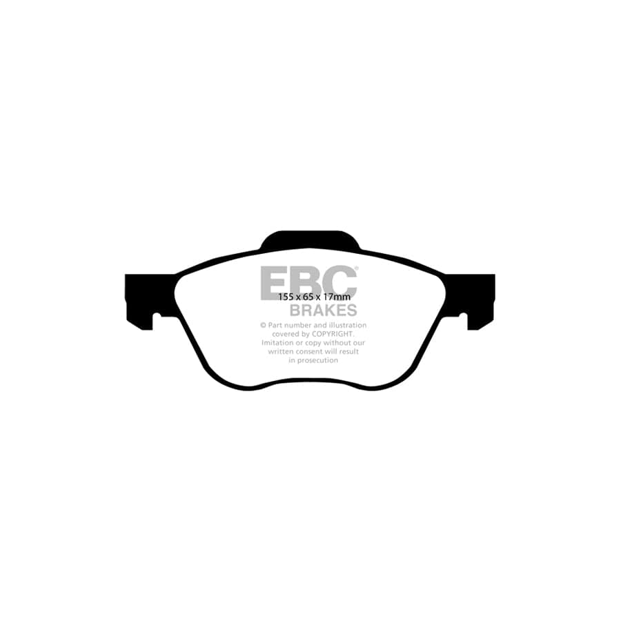 EBC PD11KF391 Nissan Primera Greenstuff Front Brake Pad & GD Disc Kit - Girling/TRW Caliper 2 | Duco Car Parts UK Car Parts