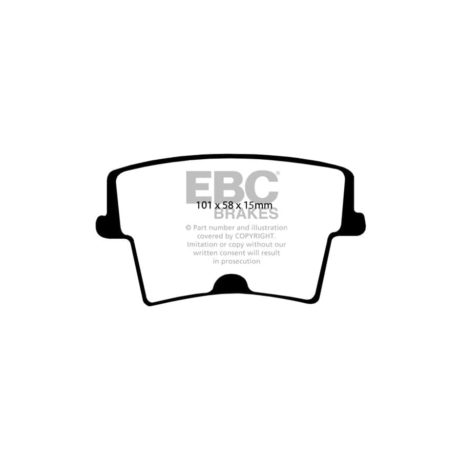 EBC PDKR227 Chrysler Dodge Lancia Ultimax Rear Brake Pad & Plain Disc Kit 2 | Duco Car Parts UK Car Parts
