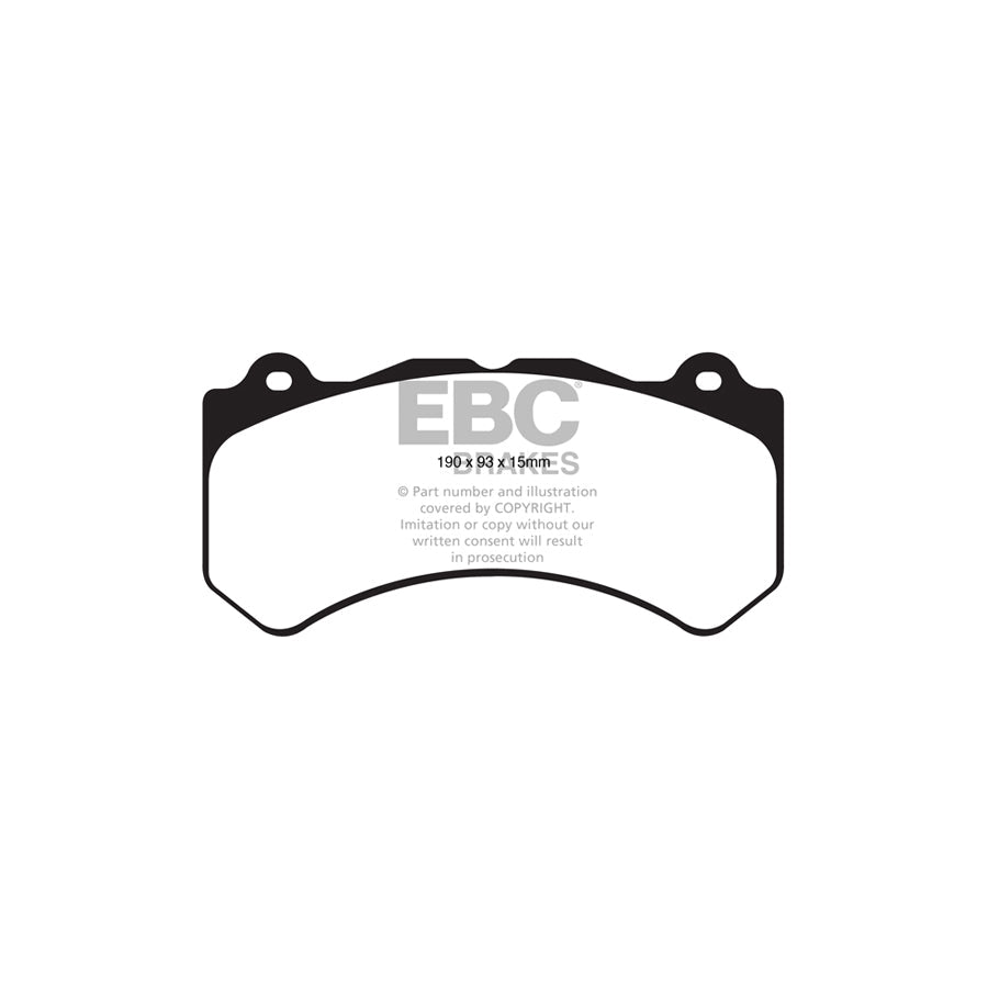 EBC PD13KF780 Dodge Jeep Yellowstuff Front Brake Pad & GD Disc Kit - Brembo Caliper (Inc. Durango & Grand Cherokee) 2 | Duco Car Parts UK Car Parts
