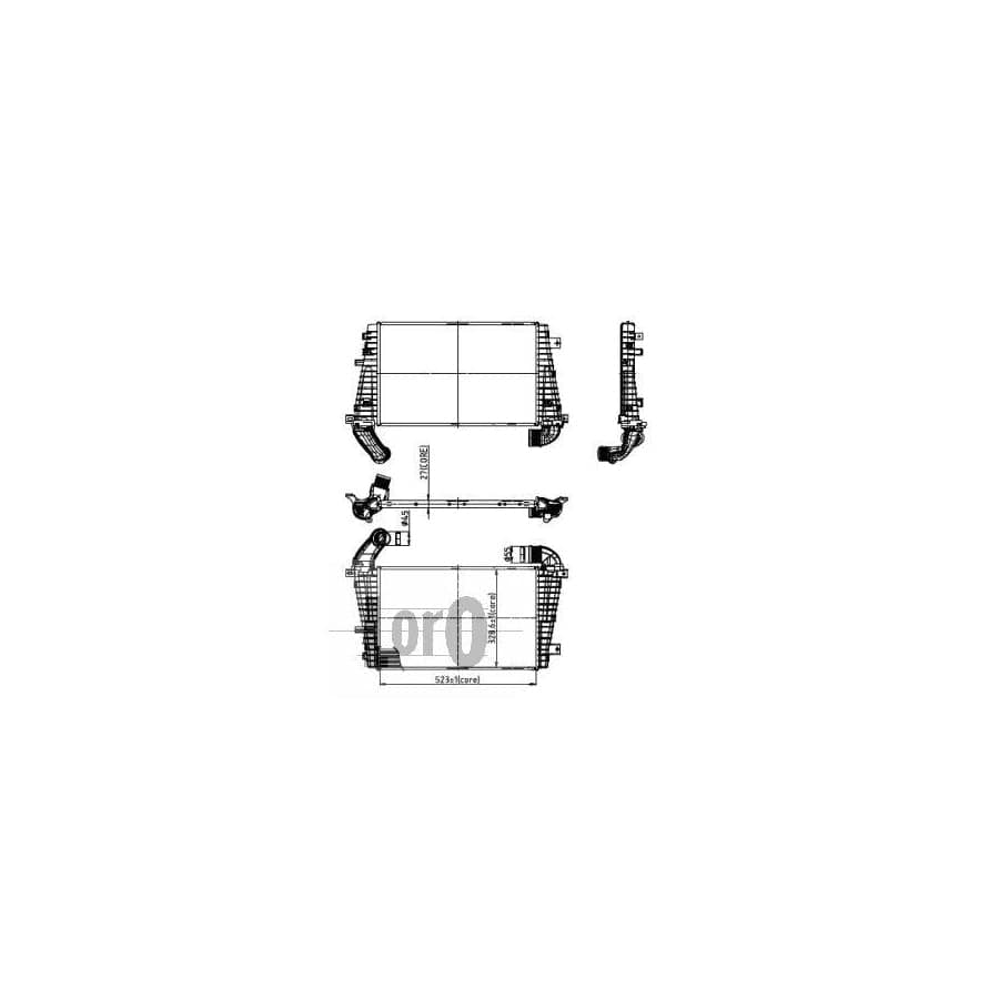 Abakus 0370180008 Intercooler | Duco Car Parts UK