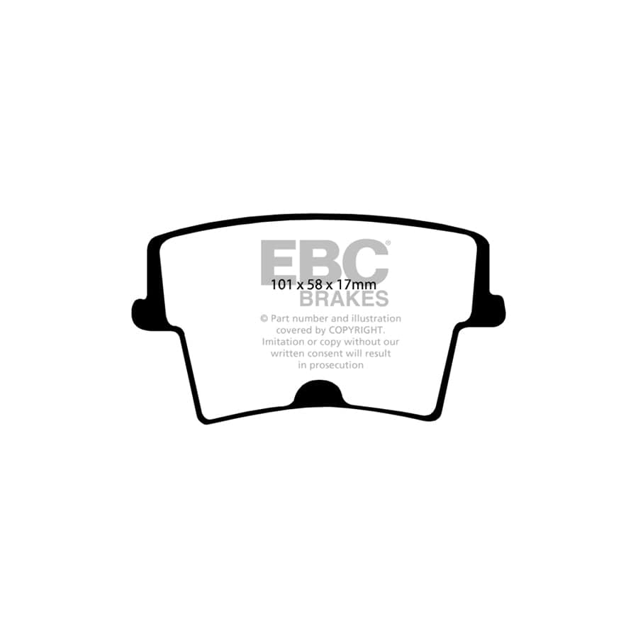 EBC PDKR226 Chrysler Dodge Ultimax Rear Brake Pad & Plain Disc Kit (Inc. 300C & Charger) 2 | Duco Car Parts UK Car Parts