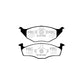 EBC PDKF2110 VW Lupo Ultimax Front Brake Pad & Plain Disc Kit 2 | Duco Car Parts UK Car Parts