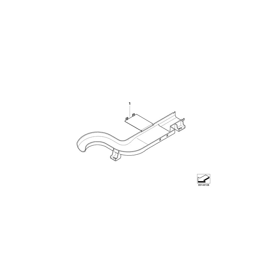 Genuine BMW 61136942907 E85 Wiring Duct, Seat Cross Member (Inc. Z4 2.5i, Z4 M3.2 & Z4 3.0i) | Duco Car Parts UK Car Parts