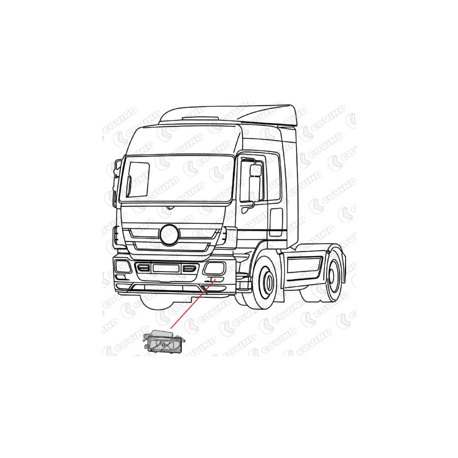 Covind 943/701 Fog Light | Duco Car Parts UK