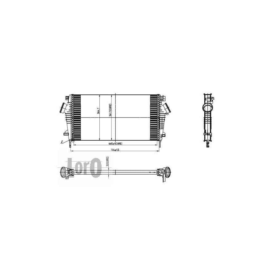 Abakus 0370180005 Intercooler For Opel Insignia | Duco Car Parts UK