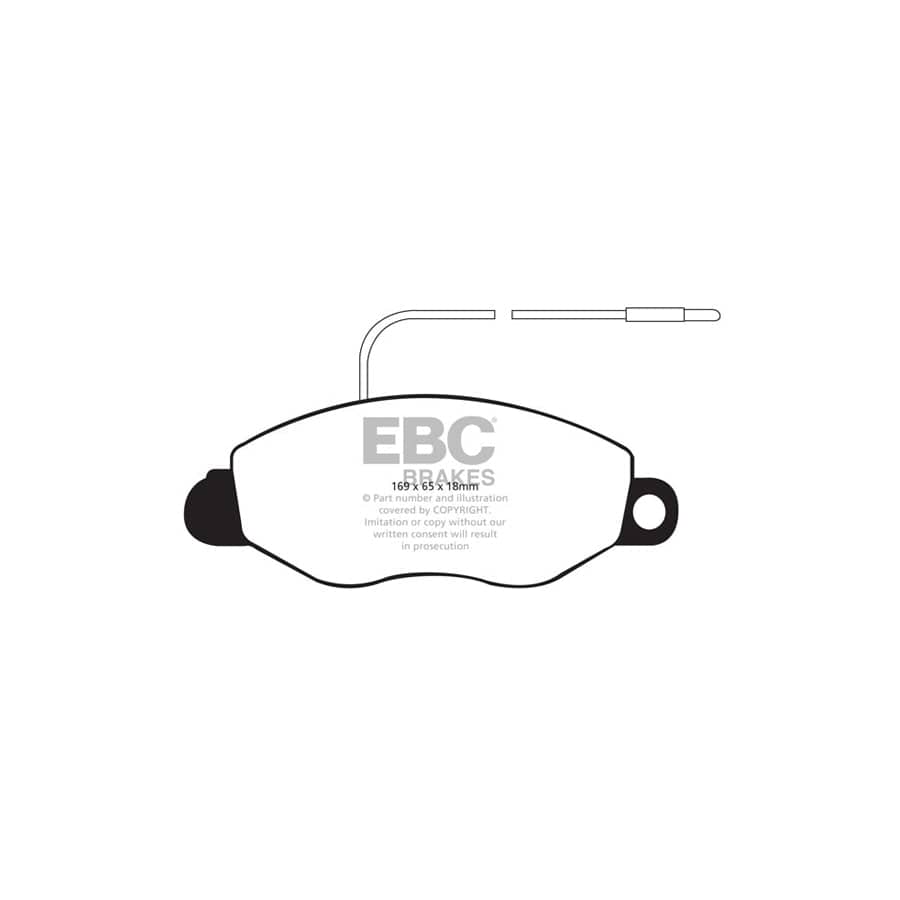 EBC PDKF1453 Nissan Cabstar E Ultimax Front Brake Pad & Plain Disc Kit 2 | Duco Car Parts UK Car Parts