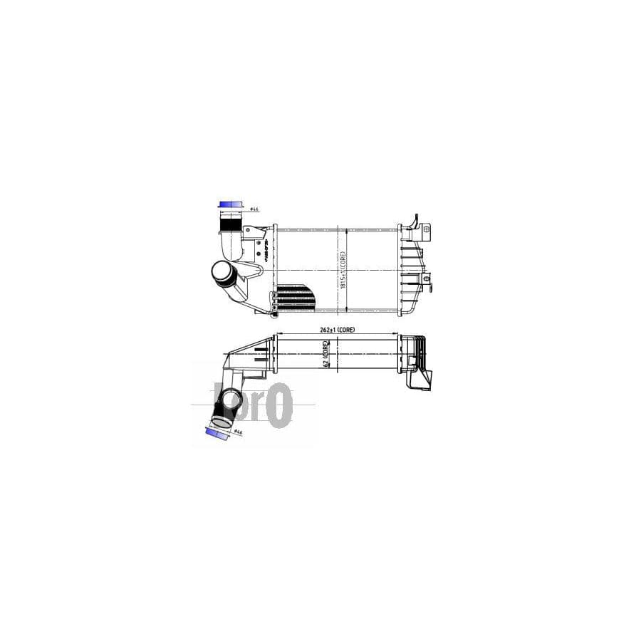 Abakus 0370180003 Intercooler | Duco Car Parts UK