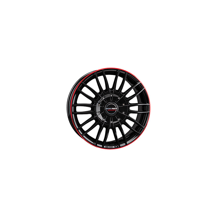 Borbet CW3 7.5x18 ET35 CW3 75835127571,6BGRR Black Glossy Red Ring Wheel | Duco Car Parts UK Car Parts