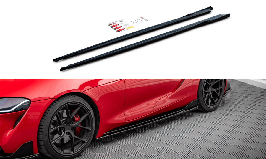 Maxton Design TO-SU-5-SD3T Side Skirts Diffusers V.3 Toyota Supra MK5 | Duco Car Parts UK Car Parts
