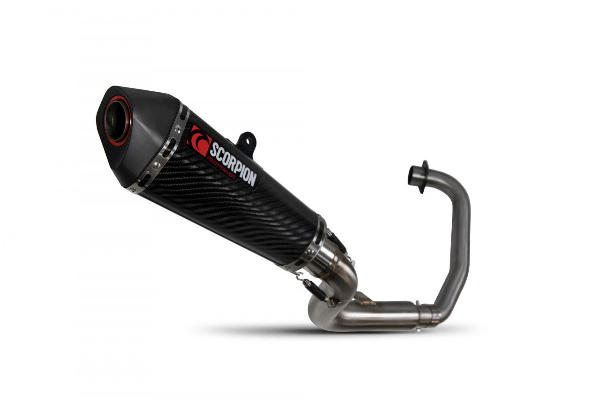 Scorpion RHA182SYSCEO Honda CB125 F Serket Taper Full System - Carbon Fibre Sleeve | Duco Car Parts UK UK