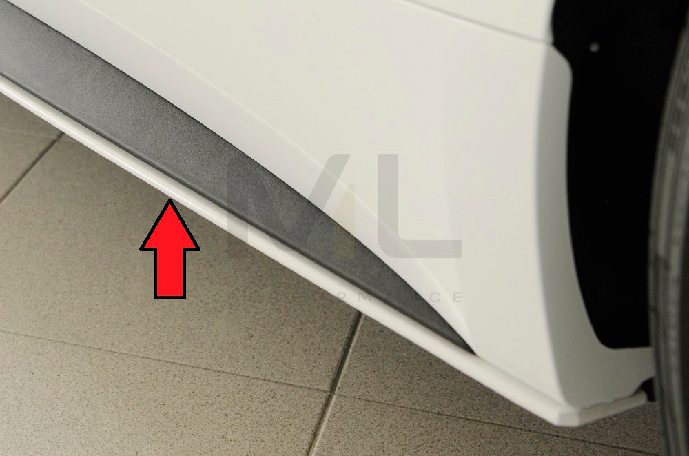 Rieger 00055486 Audi B9 F5 Side Skirt Splitter (A5 & S5) 8 | Duco Car Parts UK Car Parts