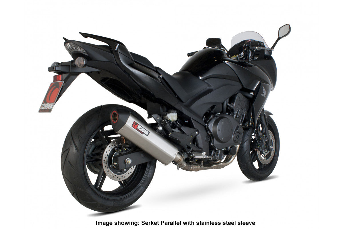 Scorpion RHA106CEO Honda CBF1000 Serket Parallel Slip-On - Carbon Fibre Sleeve | Duco Car Parts UK UK