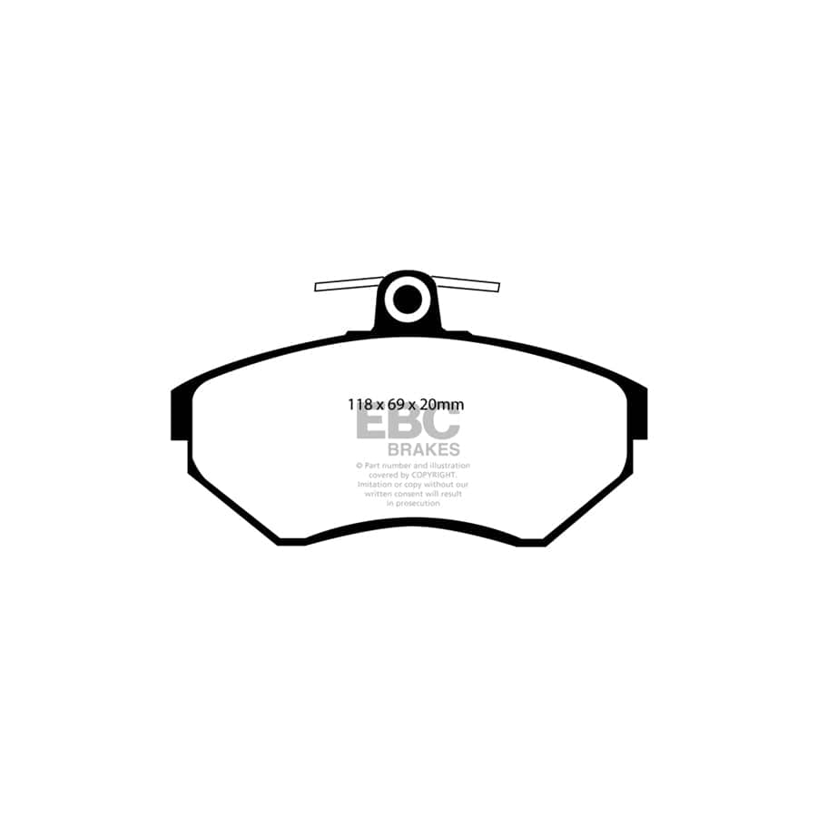 EBC PDKF2114 VW B5 Ultimax Front Brake Pad & Plain Disc Kit - Girling/TRW Caliper 2 | Duco Car Parts UK Car Parts