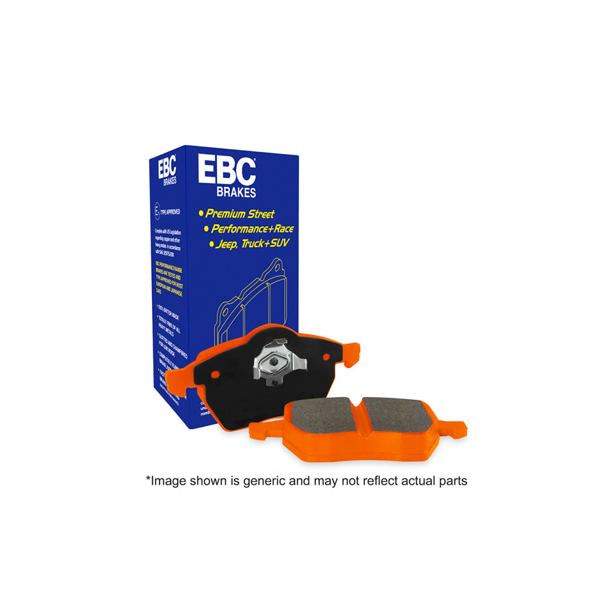 EBC DP91537 Maserati Nissan Subaru Toyota Orangestuff Rear Brake Pads  - Brembo Caliper 1 | Duco Car Parts UK Car Parts