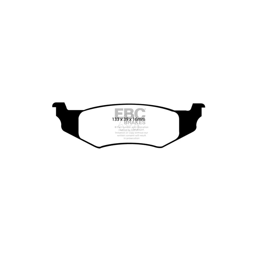 EBC PDKR235 Chrysler Sebring Ultimax Rear Brake Pad & Plain Disc Kit 2 | Duco Car Parts UK Car Parts