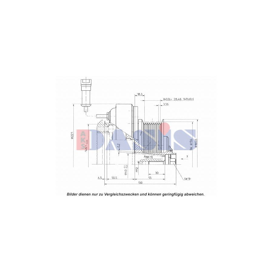 AKS Dasis 851206N Ac Compressor Clutch | Duco Car Parts UK