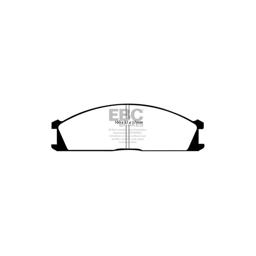 EBC PDKF1458 Nissan Ultimax Front Brake Pad & Plain Disc Kit (Inc. Navara, NP300, Pick Up, Urvan) 2 | Duco Car Parts UK Car Parts