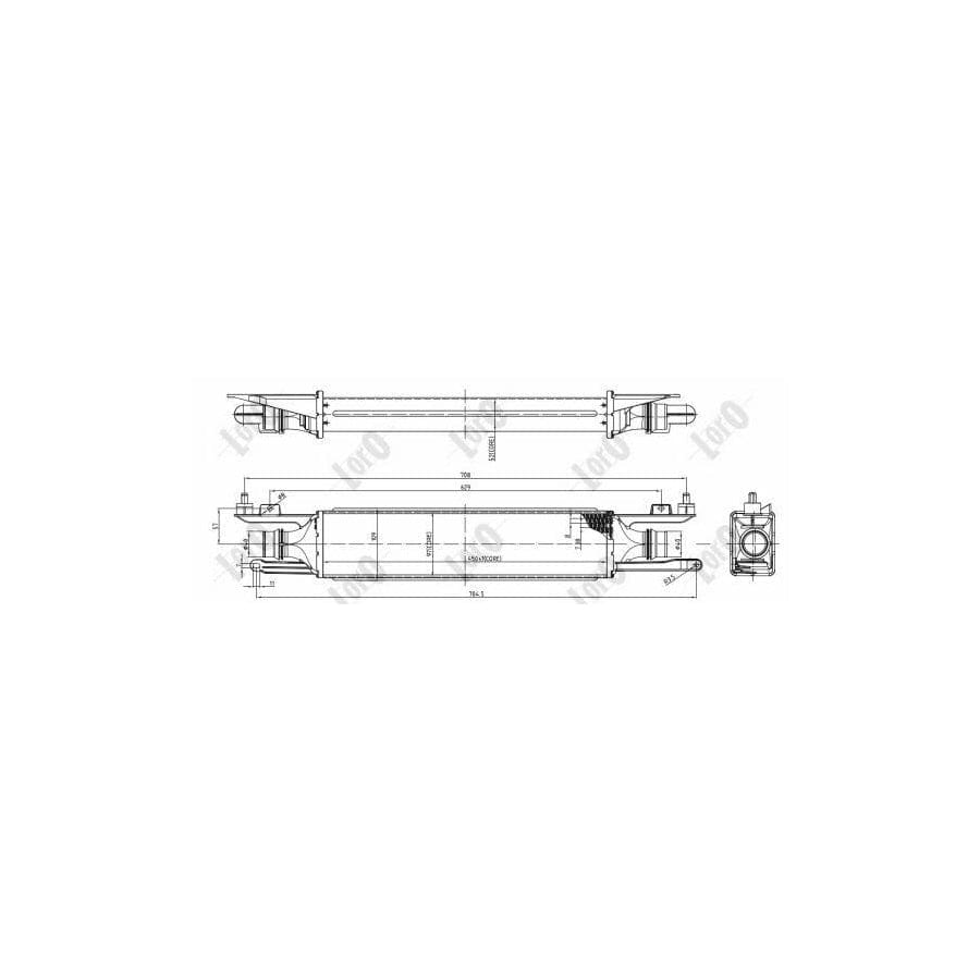 Abakus 0370180019 Intercooler For Opel Corsa D Hatchback (S07) | Duco Car Parts UK