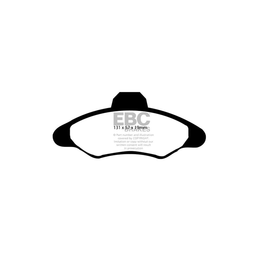 EBC PD01KF596 Ford Orion Greenstuff Front Brake Pad & Plain Disc Kit  2 | Duco Car Parts UK Car Parts