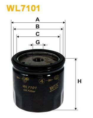 WIX Filters WL7101 Oil Filter