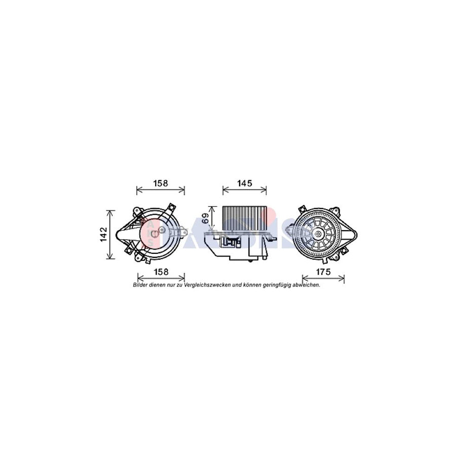 AKS Dasis 167007N Intercooler For Peugeot 406 | Duco Car Parts UK