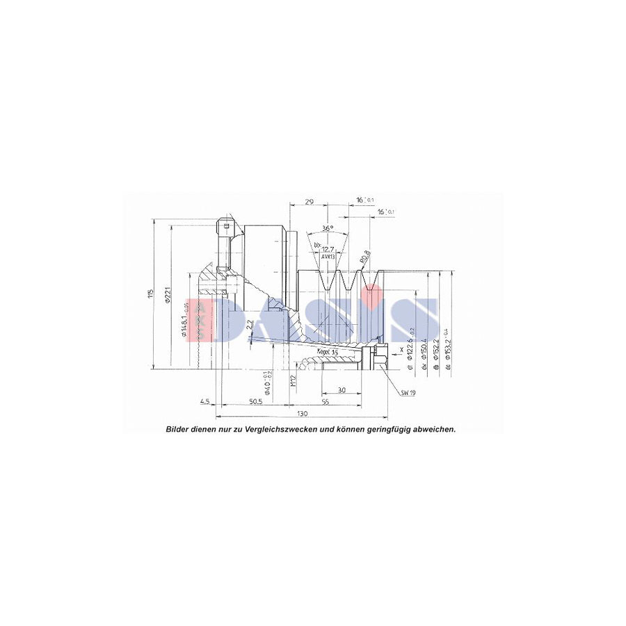 AKS Dasis 851219N Ac Compressor Clutch | Duco Car Parts UK