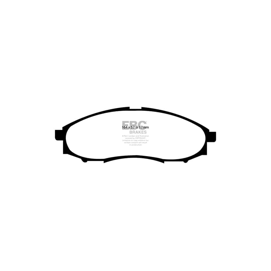 EBC PDKF1460 Nissan NP300 Ultimax Front Brake Pad & Plain Disc Kit 2 | Duco Car Parts UK Car Parts