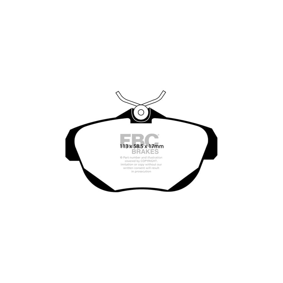 EBC PDKR242 Citroen Fiat Peugeot Toyota Ultimax Rear Brake Pad & Plain Disc Kit 2 | Duco Car Parts UK Car Parts