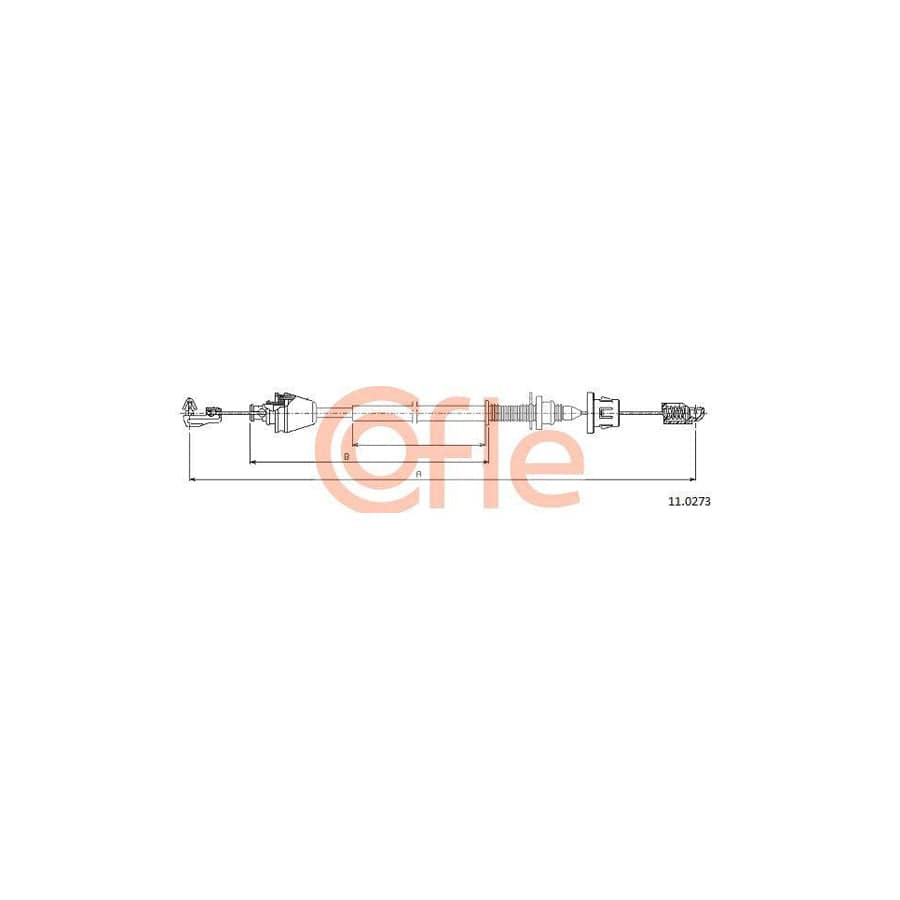 Cofle 92.11.0273 Throttle Cable