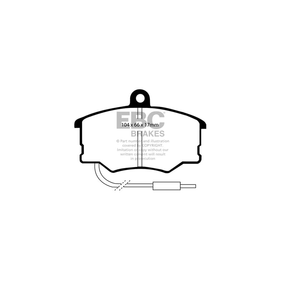 EBC PDKF626 Fiat Lancia Ultimax Front Brake Pad & Plain Disc Kit - Bendix/Girling/TRW Caliper (Inc. Croma & Thema) 2 | Duco Car Parts UK Car Parts