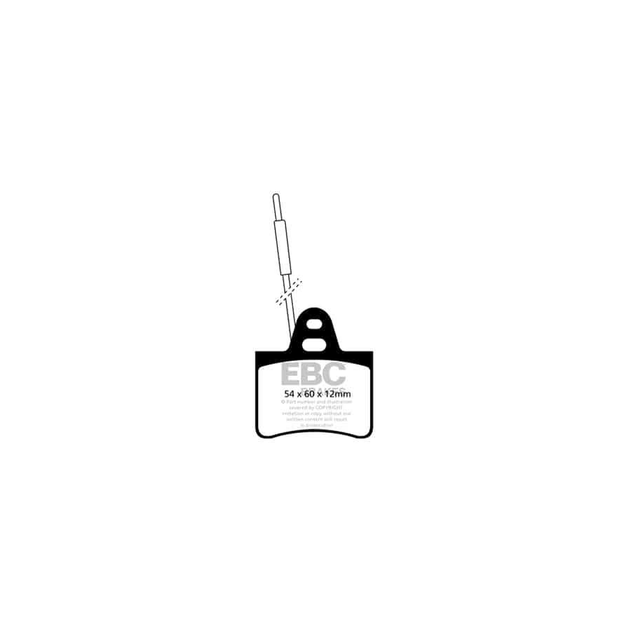 EBC PDKR245 Citroen Mehari Ultimax Rear Brake Pad & Plain Disc Kit 2 | Duco Car Parts UK Car Parts