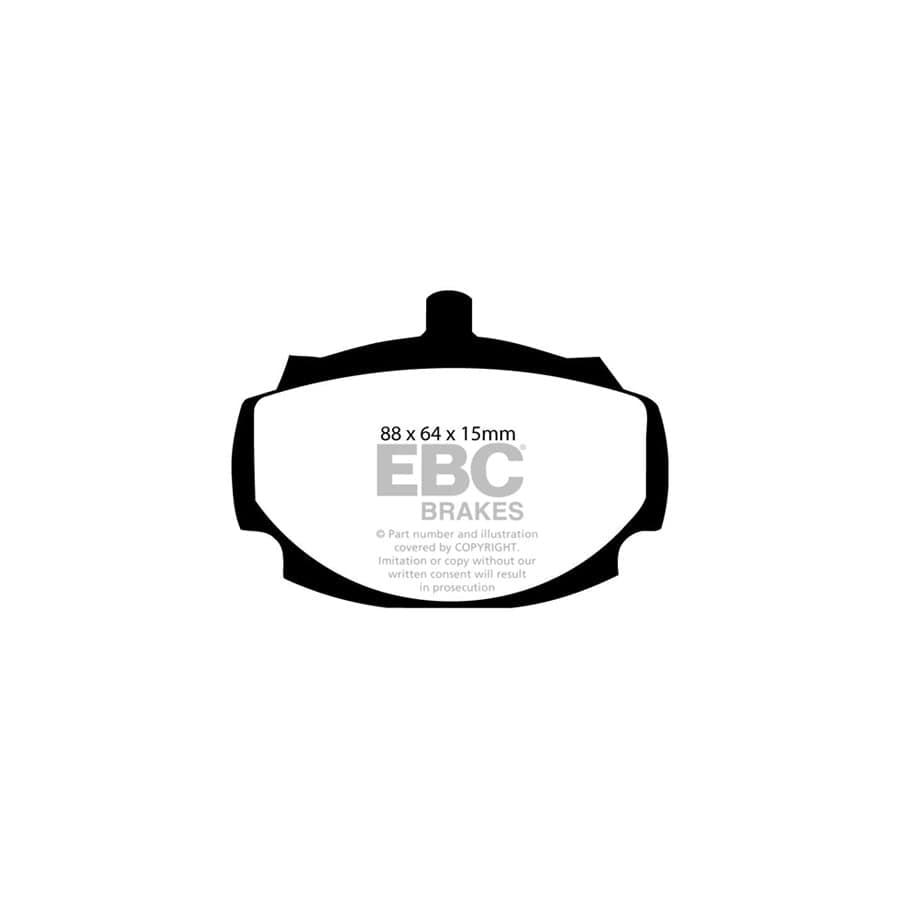 EBC PD01KF608 Gilbern MG Greenstuff Front Brake Pad & Plain Disc Kit  2 | Duco Car Parts UK Car Parts